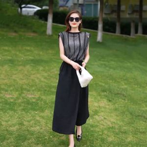 Ice Silk High Waist Wide Leg Midi Skirt Womens Summer Thin Elastic Casual Loose Fit Slimming Half Body Skirt A-Line Skirt