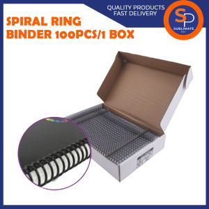 Spiral Binding Ring 100pcs A4 Size 46 Holes Coil Plastic Binder Rings 8mm 10mm 12mm 16mm