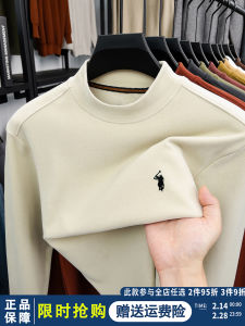 Áo Thun Nam Tay Dài Dày Hai Mặt Cổ Cao Thường Ngày Mùa Thu Đông Ấm Áp Bên Trong Áo Sơ Mi Cổ Polo Paul