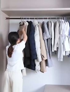 Wardrobe Plastic Suit Cover Hanger Hanger Cover Clothes Protective Cover Transparent Clothes Protector