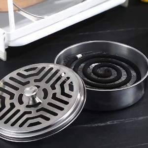 กล่องใส่ยากันยุงแบบพกพา กล่องใส่ยากันยุง ที่ใส่ยากันยุง กล่องใส่ยากันยุง ใส่ยากันยุงเเบบขด ตะแกรงใส่ยากันยุง สแตนเลส