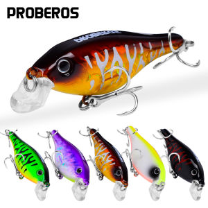PROBEROS 1pc Simulation Floating Crankbait Fishing Lure 11.5g Bionic Artificial Wobbler Bait Fishing Accessories For Bass Pike