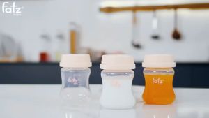 Bộ 3 bình trữ sữa mẹ cổ rộng 150ml Fatz Fatzbaby - FB0120N - Made in Thailand MGG