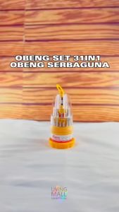 Obeng Set Multifungsi 31 in 1: Alat Tukang Ringan & Praktis