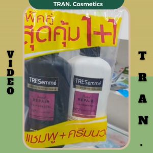 Dầu Gội Dầu Xả TRESemme TRESemme Bộ Gội Xả Phục Hồi Hư Tổn Thành Phần Thiên Nhiên Không Chất Tạo Màu - TRAN.Cosmetics.