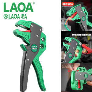 LAOA | LAOA LA324124 Duckbill Wire Stripper Industrial Heavy Duty 4in1 0.2-4mm² Cable Stripper For Electrician Wiring Repair