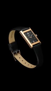 I&W CARNIVAL 2024 New Fashion Square Watches for Women Luxury Brand Switzerland Made Quartz Wristwatch Sapphire Glass Genuine Leather Strap Waterproof Dress Ladies Watch