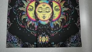 (Free Bag)1pc 29x29In Altar Tarot Card Tablecloth Sun Divination Tarots Game Tablecloth Board Playing Card Mat Velvet Tarots Bag