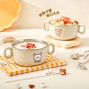 Food-Grade Anti-Slip Anti-Scald Baby Bowl