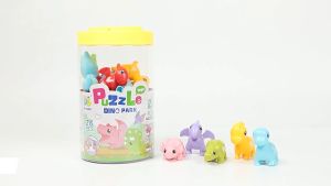 Dinosaur Shape Puzzle & Alphabet Matching Game: Best Preschool Educational Toys