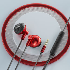 Type-C In-Ear Wired Karaoke Headphones 3.5mm Stereo Music Earbud Handfree Headset Earphones with Mic