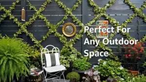 Retro "This Is My Happy Place" Metal Tin Sign Colorful Flower Decorative Plaque Weatherproof Outdoor Garden Home Wall Art