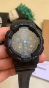 (Ready Stock Free Shipping) jam tangan lelaki G Shock Watch Men Sport Watch Dual Time Display jam tangan lelaki waterproof original World Time LED Auto Light Men Formal Casual Watches GA-100-1A2
