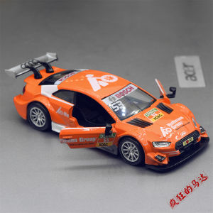 Audi RS5 DTM Racing Car Model Toy Acrylic Base Alloy Automobile Decoration Gift Collectible Static Model for Ages 14+