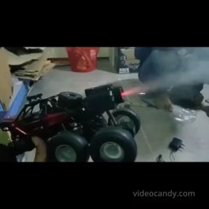 Super Car RC Baja - Mainan Remote Control Anak dengan Fitur Simulasi Keramahan Binatang & Suara - Warna Perak