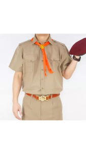 เสื้อลูกเสือตราชัยยะ ราคาสุดคุ้ม ใส่แล้วดูดี [ไซส์เล็กกว่าสมอ] เหมาะกับคนอยากมีใส่แต่เสียดายเงิน
