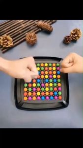 เกมกระดาน เกมจับคู่ลูกบอลสี เกมฝึกสมอง เสริมทักษะการเรียนรู้วัยเรียน ของเล่นในครอบครัว