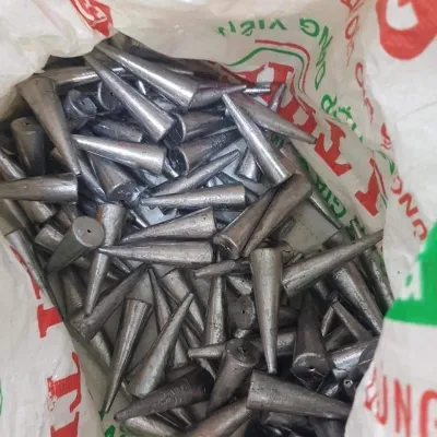 (1kg)Chì nhọn xuyên tâm đủ các size lớn nhỏ 5g - 200g