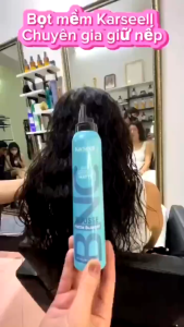 Gel giữ nếp tóc xoăn gel bọt mềm tạo kiểu hippie xoăn xù mì xoăn lơi Karseell siêu hot 500ml