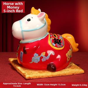 sanstyle | Wealth Wish Ceramic Coin Bank Desk Decoration