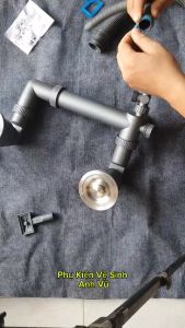 Bộ Xi Phông Xả Bồn Rửa Chén Ống Cứng Bầu Đúc 2 Lớp Phi 110mm XC02L-C