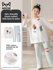 MiiOW | Đồ Ngủ Cho Bé Gái Thoáng Khí Từ Vải Cotton Mềm