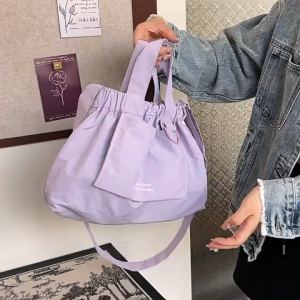 Nylon tote bag Beyond The Vines Macaron poofy Bag Ladies crossbody bag handbag high-capacity Multi
