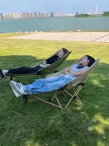 Folding camping chair outdoor chair portable camping equipment picnic chair includes storage bag supports up to 300KG