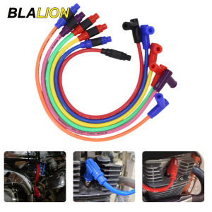BLALION Universal Motorcycle Ignition Coil Spark Plug Power Cable For Dirt Bike ATV Scooter Moped Spark Plug Power Cable Cover
