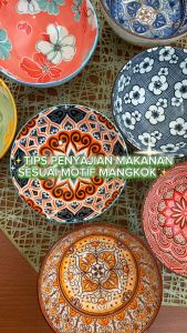 NexXIO Mangkok Set Peralatan Makan Japanesse Style / Hampers Set Gift Wedding Mangkok Keramik Motif