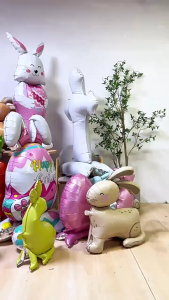 Balon Foil JUMBO Kelinci Easter Rabbit / Kelinci Wortel / Telur Paskah / Telur Anak Ayam akesesoris Paskah