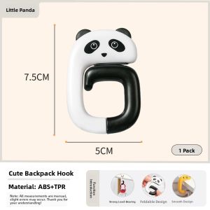 CHUSHE | Portable Folding Book Bag Hook for Student Desk