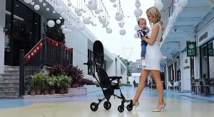 iDS Dual Direction Travel Stroller Baby Toddler Stroller Fully Foldable One Hand Operation Lightweight Carrier Travel Prams Baby Push Cart