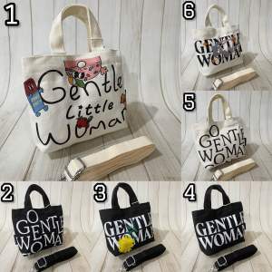 TAS SELEMPANG MINI/TOTE BAG JINJING KANVAS /TAS KOREAN STYLE