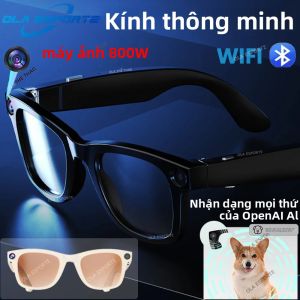 Kính Thông Minh AI Với Camera 800W Gọi Bluetooth Nghe Nhạc & Dịch Thuật Tai Nghe Đa Chức Năng Nhận Diện Vật Thể Thông Minh