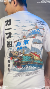 CLOWOR Monkey D. Garp Ship One Piece Anime T-Shirt