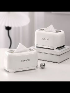 Luxurious Tissue Box Creative Rectangular Design Home Living Room Tea Table Storage Box High End Desktop Decoration Piece