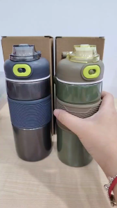 650ml Premium Stainless Steel Water Bottle Tumbler BPA Free Leakproof Reusable Drink Bottle for Outdoor and Office Use