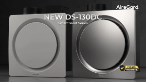 [NEW] AireGard DS-130DC Smart Silent Ventilator 4" DC Motor 130 CFM Airflow Ultra Quiet Ceiling Mount