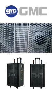 GMC 899U Speaker Bluetooth 15 Inch dan 12 inch Plus 2 Microphone Wireless Karaoke Frequency 20-20000Hz