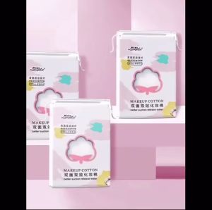 Bông tẩy trang Lameila túi 222 miếng - Cotton 3 lớp mềm mịn siêu thấm hút