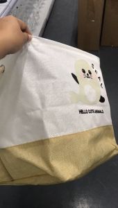 (140-14/140-15) Home wholesale dirty clothes basket fabric dirty clothes basket folding storage basket dirty clothes