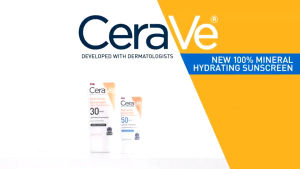 CeraVe Mineral Sunscreen SPF30 75ml | 100% Mineral UV Protection | Ceramide Barrier Repair | Sensitive Skin Safe