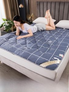 Thickened Tatami Mattress Single Double 1.5m1.8mx2.0m Bedding Home Use Soft Pad Student Dormitory Mat Cover Polyester Fiber