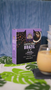 Coffee Tree Americano Brazil Freeze-Dried Instant Coffee 20 x 2g [HALAL] | 100% Roasted Coffee