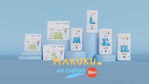 Makuku Diapers Air Slim Pants Tape Perekat Celana Popok Newborn NB S M L XL XXL