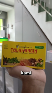 TOLAK ANGIN CAIR PLUS MADU SIDO MUNCUL 1 BOX ISI 12 SACHET HERBAL MASUK ANGIN  SUPLEMEN KESEHATAN