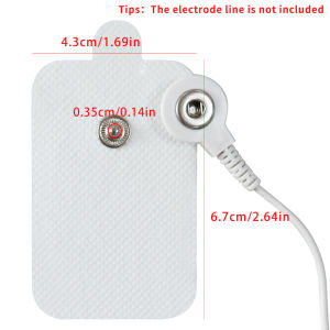 10/20/50/100pcs Electrode Pads Tens Massager EMS Muscle Stimulator Replacement Pads Reusable Self-adhesive Patches