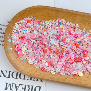 20g/bag Random Mix Flower Round Type Sequins No Hole Bead Polymer Clay Bead For Garment Nail Art Decor G1002