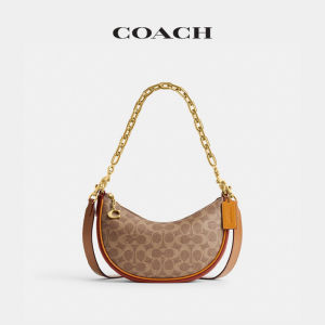 【 New 】COACH/Outlet Womens classic logo canvas MIRA shoulder bag